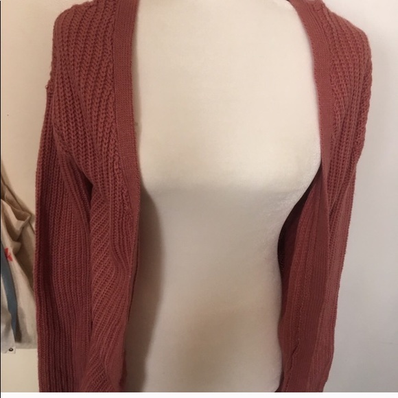 Women’s - Blush Pink Cardigan Zid Zad Pattern On Back - Picture 1 of 4